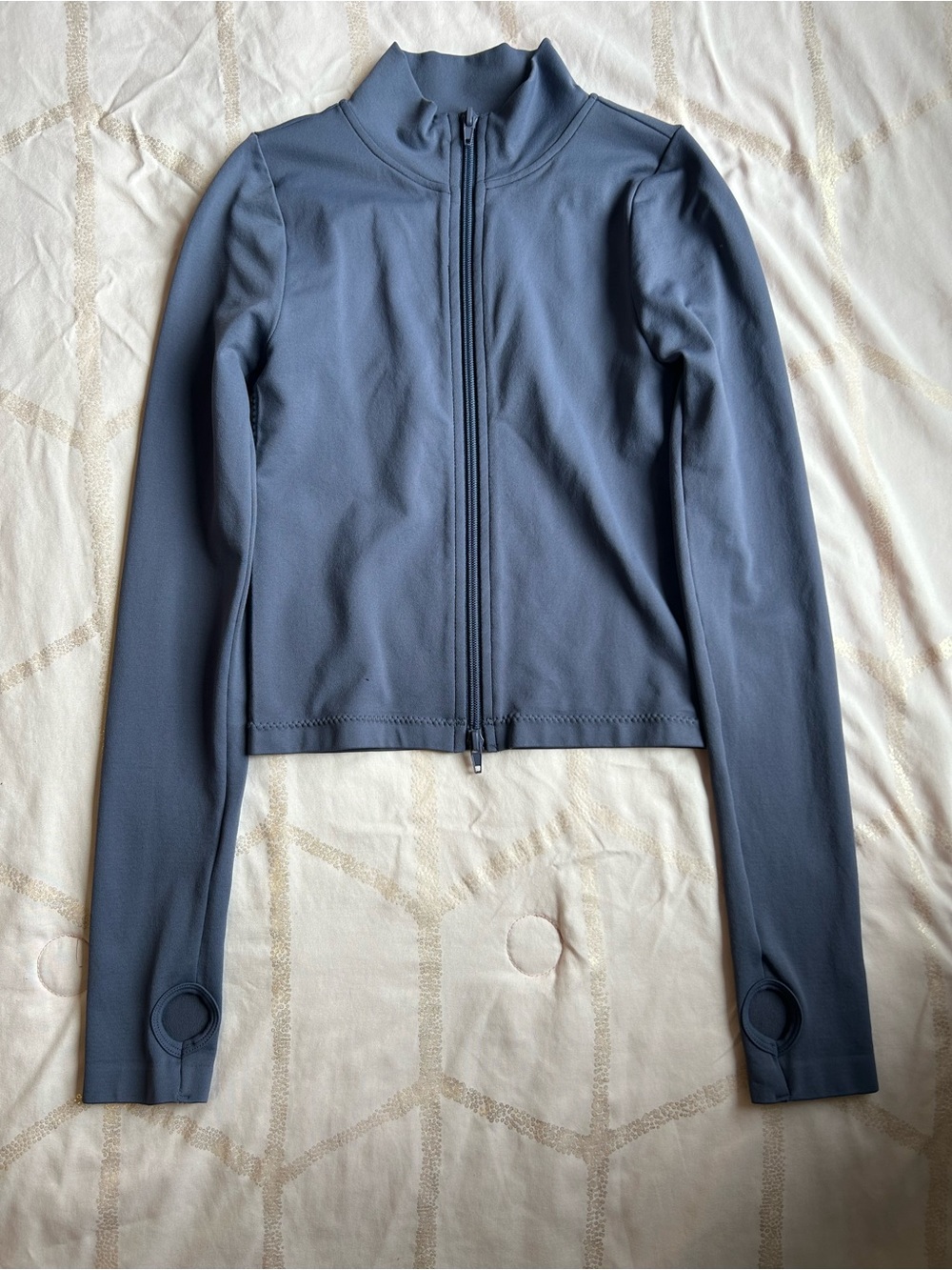 Garage Women’s Slate Blue Zip-Front Active Jacket